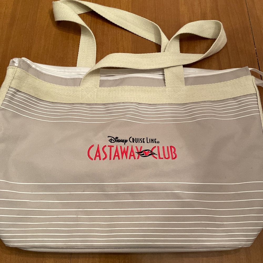 Disney Cruise Line Castaway Club Beige Tote Bag